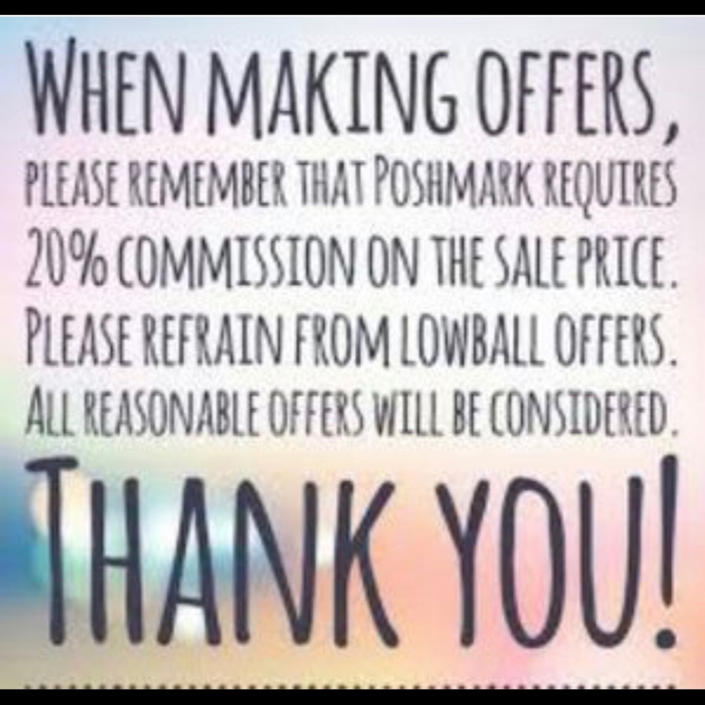 Reasonable offers